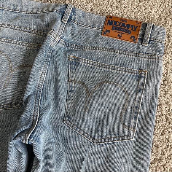 No-Comply Regular Slim Skate Denim Jeans - Picture 1 of 6